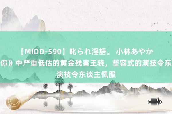 【MIDD-590】叱られ淫語。 小林あやか 《今生有你》中严重低估的黄金残害王骁，整容式的演技令东谈主佩服