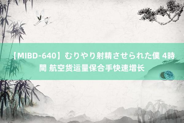 【MIBD-640】むりやり射精させられた僕 4時間 航空货运量保合手快速增长